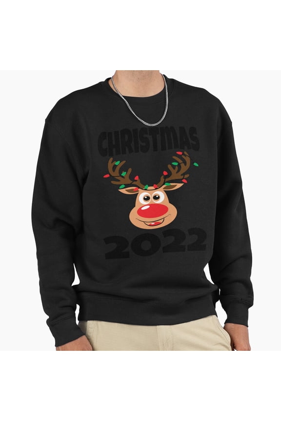 Matching Family Christmas 2022 Unisex Sweatshirt Funny Retro Vintage Holiday Graphic G4864, Up to Size 5XL