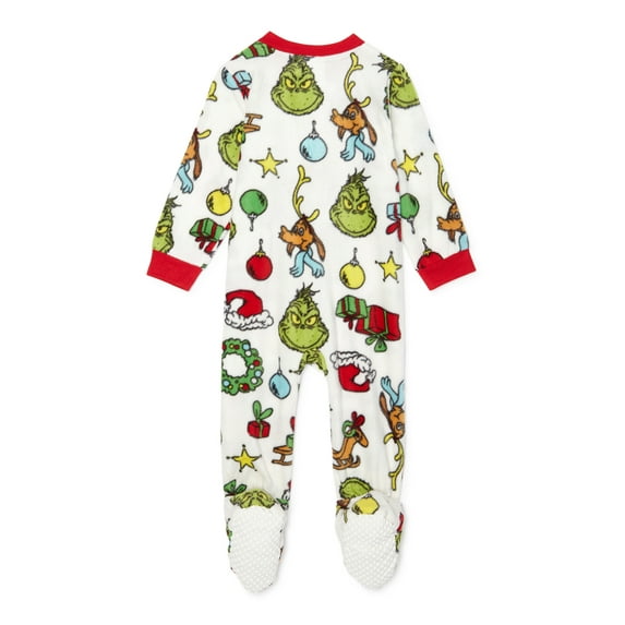 Matching Family Christmas Pajamas Baby Boy Girl Unisex Grinch Sleeper