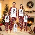 thumbnail image 1 of Matching Family Christmas Pajamas Funny Xmas Red Wine Glass Raglan Crewneck T-Shirts and Pants Matching Holiday Loungewear Sleepwear Sets, 1 of 5