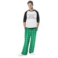 thumbnail image 1 of Matching Family Christmas Pajamas Men's Christmas Lights 2-Piece Pajama Set, 1 of 3
