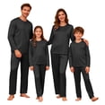thumbnail image 1 of Matching Family Christmas Pajamas Silk Christmas Pajamas Long Sleeve Pullover Holiday Nightwear Top and Pajamas Pants Christmas Eve Clothes, 1 of 9