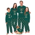 thumbnail image 1 of Matching Family Christmas Pajamas With Green Florida 2025 Theme, Holiday Palm Tree Design, Size NB - Men 6XL, 1 of 7