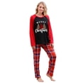 thumbnail image 1 of Matching Family Christmas Pajamas Xmas Jammies Clothes Long Sleeve PJs Set Holiday Nightwear Sleepwear, 1 of 6
