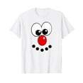 thumbnail image 1 of Matching Family Christmas Snowman Face Shirt for Kids T-Shirt, 1 of 5