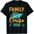 thumbnail image 1 of Matching Family Cruise 2026 Ship Graphic Unisex Short Sleeve T-Shirt, 1 of 6