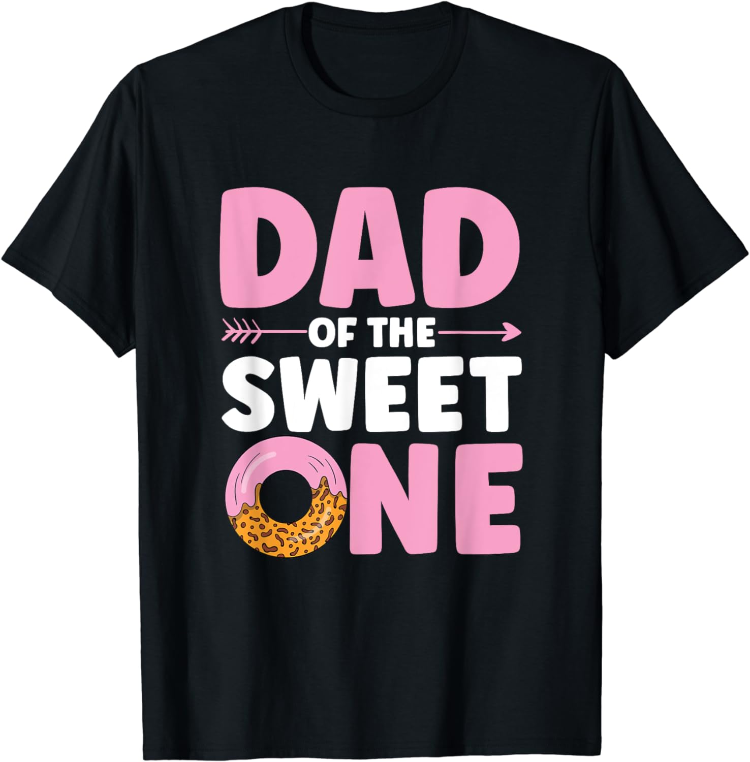 Matching Family Dad Of Sweet One First Birthday Donut Theme T-Shirt ...