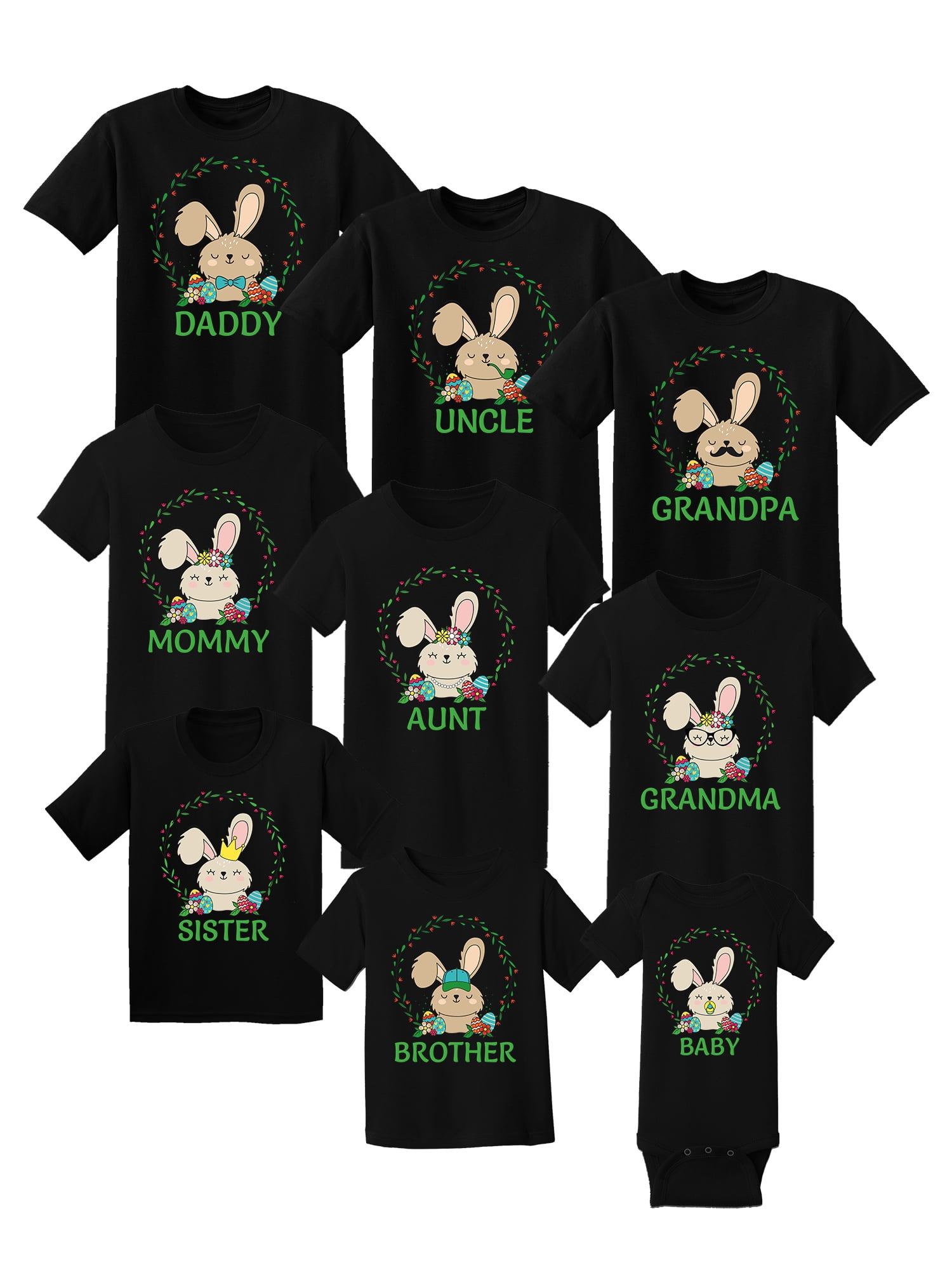 Grandma Bunny Shirt Funny Matching Family Easter Shirts Grandma Bunny Shirt Funny Matching Family Easter Shirts