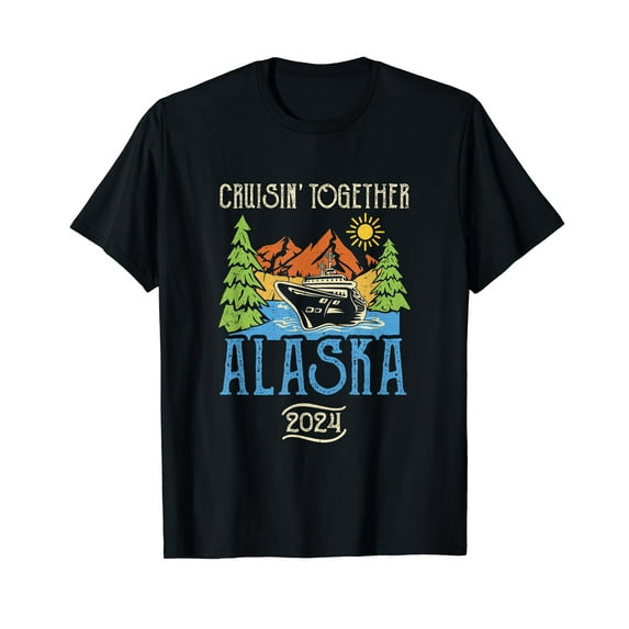 Matching Family Friends Group Alaska Cruise Together 2024 Men Women T-Shirt Vintage T-Shirt