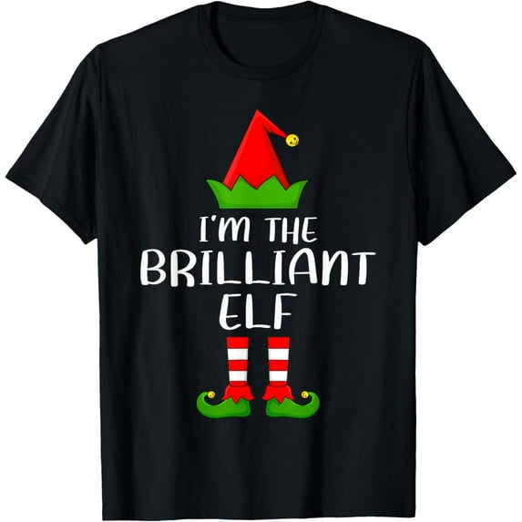 Matching Family Group I'm The Brilliant Elf Christmas T-Shirt