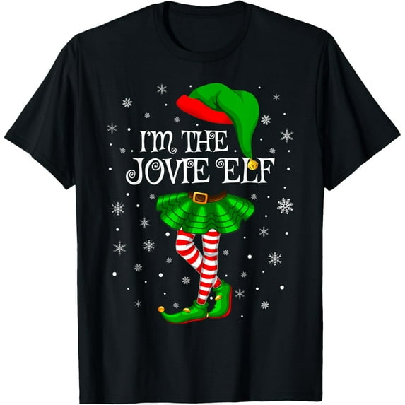Matching Family Group I'm The Jovie Elf Christmas T-Shirt