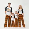 thumbnail image 1 of Halloween Pajama Set Long Sleeves and Pants Two-Piece Set Holiday Pajamas Cute Pumpkin Ghost Spider Skull Print Pajamas Pajamas Unisex Couple Outfit Family Pajamas,Man M, 1 of 6