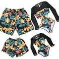thumbnail image 1 of Matching Family Hawaiian Swimsuit Mother Daughter Matching Swimwear Daddy Son Swim Trunks, 1 of 7