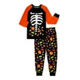 thumbnail image 1 of Matching Family Holiday Halloween Pajamas 2-Piece Set - Sizes for All Ages! (, Small 6/7, Black), 1 of 1