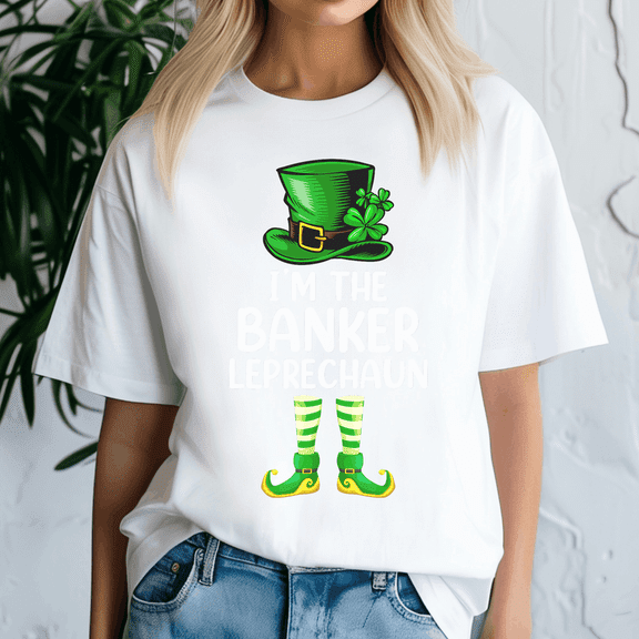 Matching Family Im The Banker Leprechaun, Patrick Day Shirt, Irish Patrick Day, St Patricks Day Tee, Shamrock Tshirt, Leprechaun Gift, Happy St Patricks Day