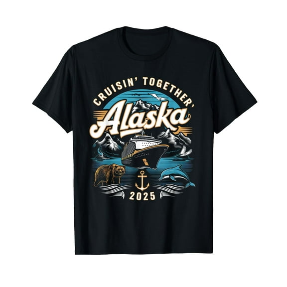 Matching Family Men Women Kids Girl Boy Alaska Cruise 2025 T-Shirt