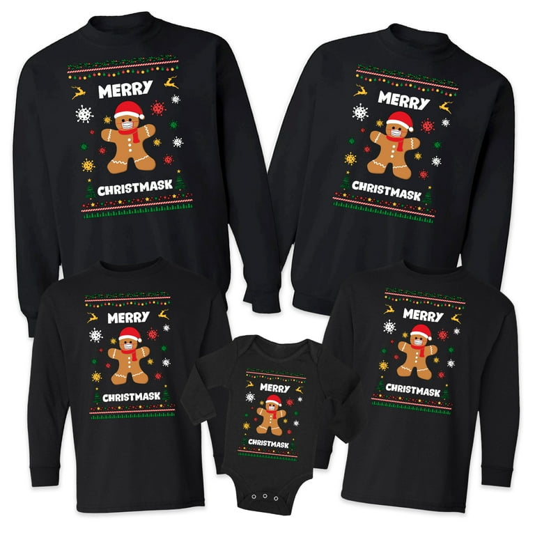Ugly christmas sweater for top mom dad and baby