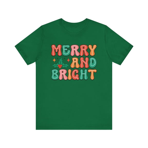 Matching Family Merry and Bright Christmas Unisex Shirt