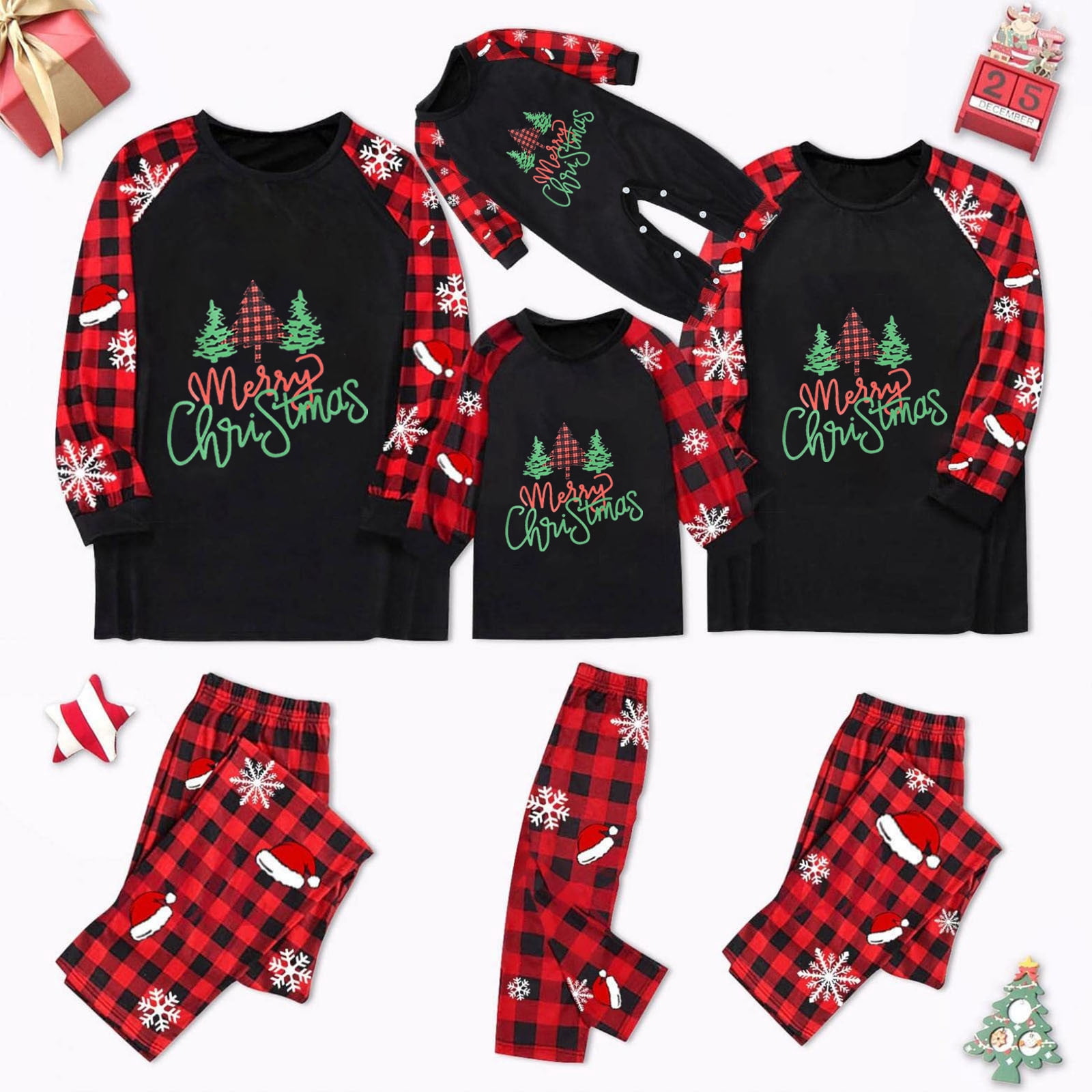 Matching Family Outfits, Matching Family Christmas Pajamas Sets, Red ...