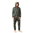 thumbnail image 1 of Matching Family Pajamas Sets, Christmas One-Piece Jumpsuit Zipper PJ's Cute Romper Xmas Sleepwear, 1 of 10
