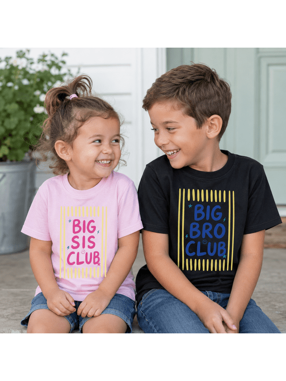 Matching Family Shirt, Big Sister and Big Brother Shirt, Big Sis Club Big Bro Club Matching Family Shirts, Brother Sister Outfit, Sibling Gift, Birthday Gift for Family