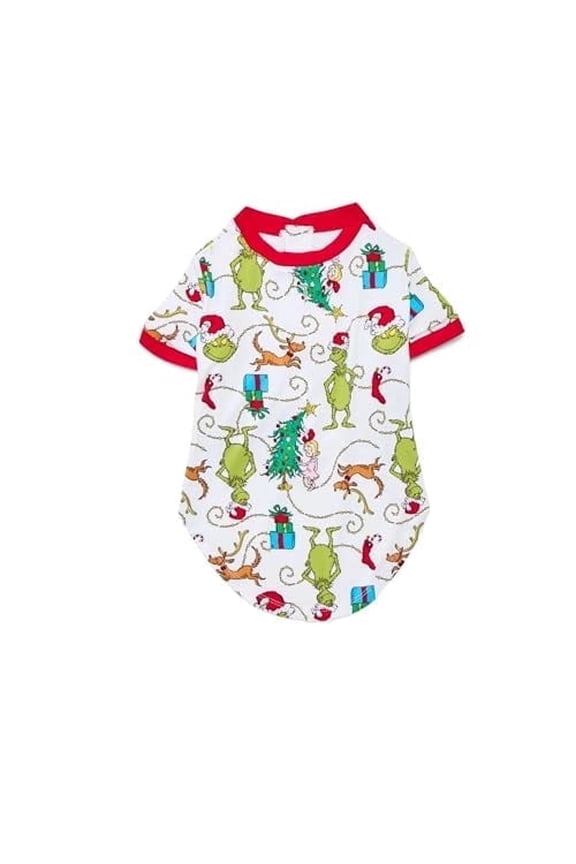 Matching Family Sleepwear Pet Grinch Pajama Top - Medium