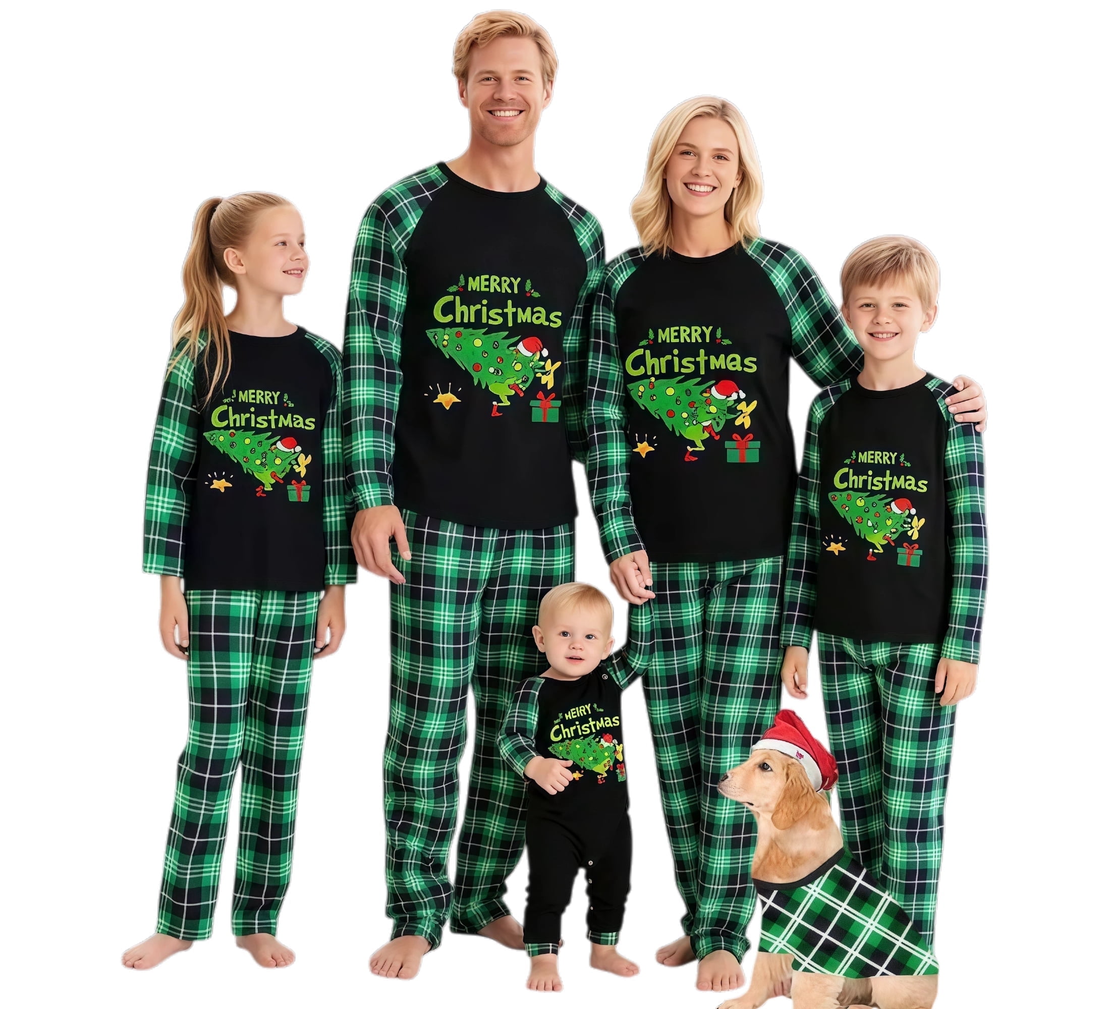 Matching Family Xmas Pajamas Holiday Matching Christmas PJs for Family ...