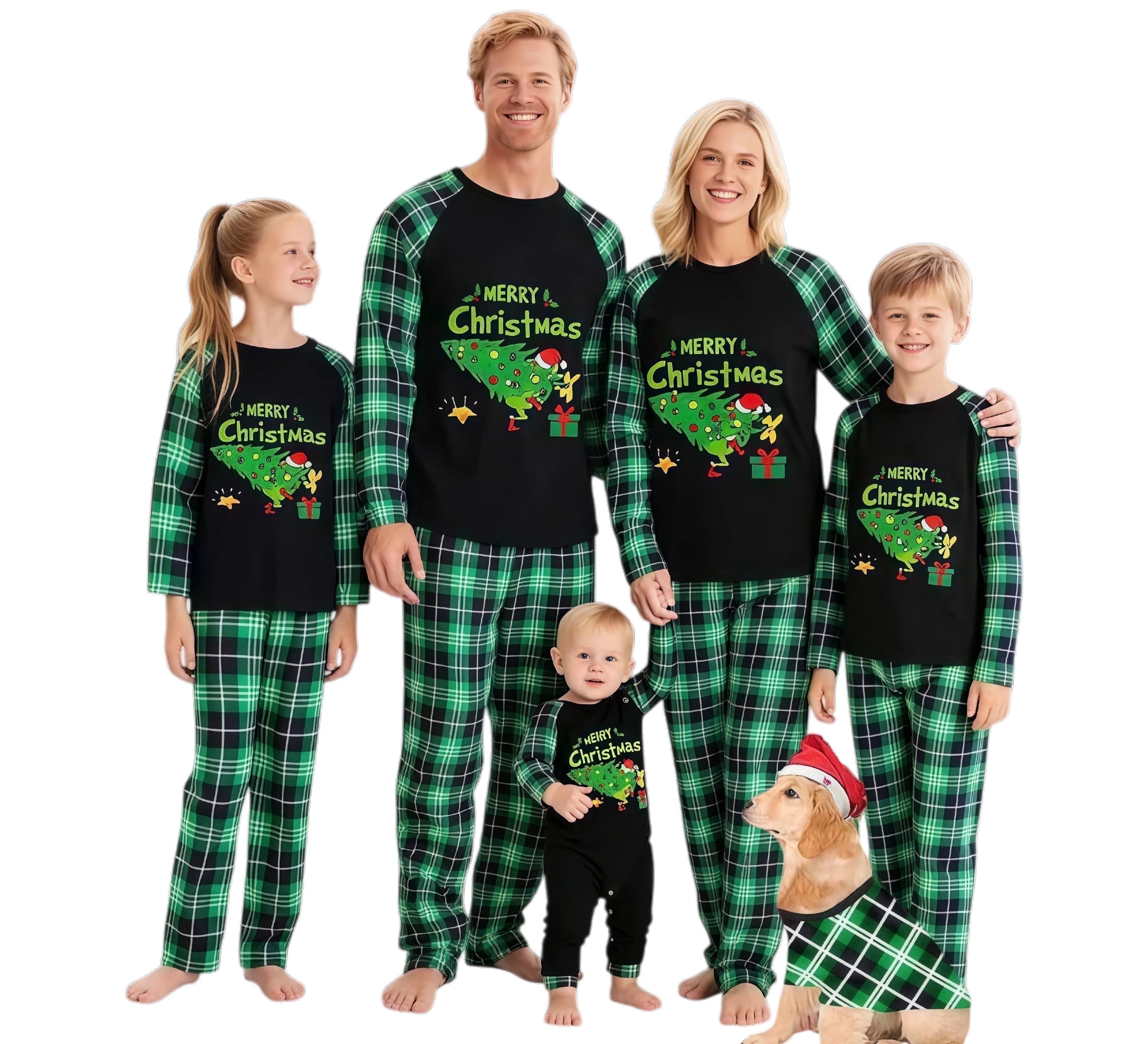 Matching Family Xmas Pajamas Holiday Matching Christmas PJs for Family ...