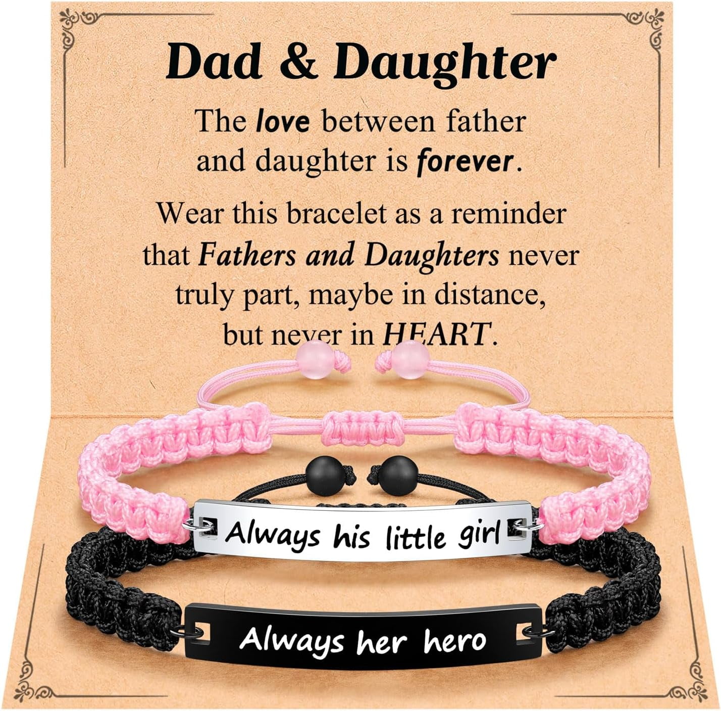 Daddy And Daughter Bracelets