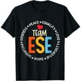 thumbnail image 1 of Matching First Last Day Team ESE Teacher Student Tribe T-Shirt, 1 of 4