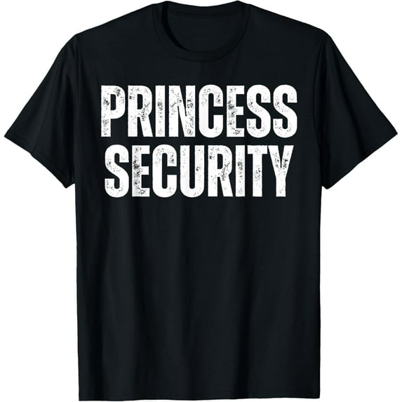 Matching Funny Princess Halloween Security Costume Dad Men T-Shirt