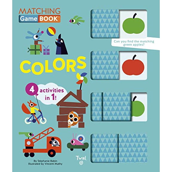 Pre-Owned Colors Matching Game Book: 4 Activities in 1! (Board book) 2408016142 9782408016142