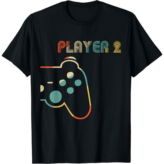 Matching Gamer Couple tee Player 1 Player 2 Shirt