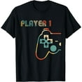 thumbnail image 1 of Matching Gamer Couple tee Player 1 Player 2 Shirt, 1 of 3