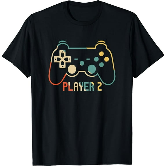 Matching Gamer tee for Dad, Mom & kids Player 1,2,3 T-Shirt