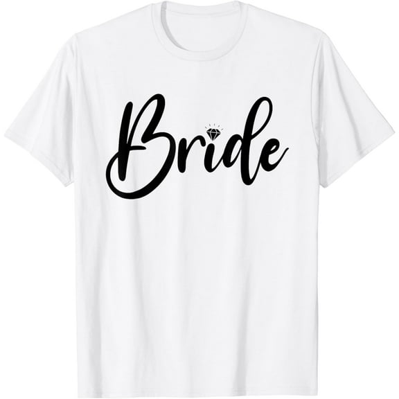 Matching Getting Ready Bride & Groom Wedding Gifts Bride T-Shirt100% cotton