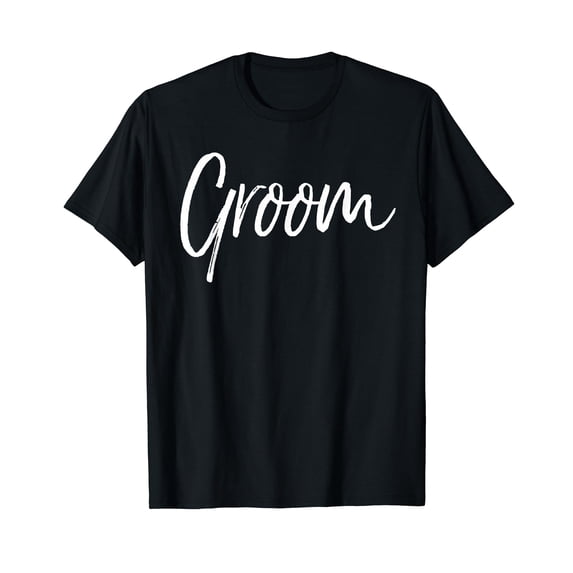 Matching Getting Ready Bride & Groom Wedding Gifts Groom T-Shirt Small