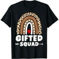 thumbnail image 1 of Matching Gifted Squad Teacher Education Team Leopard School T-Shirt, 1 of 2