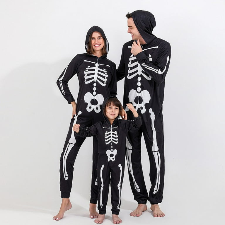 Child's Hooded Skeleton Jumpsuit Child's Hooded Skeleton Jumpsuit