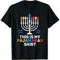 thumbnail image 1 of Matching Hanukkah Family Pajamas This Is My Pajamakah T-Shirt, 1 of 3