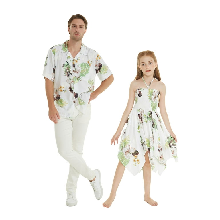 Father daughter hawaiian outfits best sale