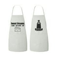 thumbnail image 1 of Matching His and Hers Apron Set - Cheese Lovers Couple Set - Set of 2, Matching Couples, House Warming, Wedding, 1 of 3
