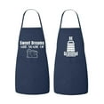 thumbnail image 1 of Matching His and Hers Apron Set - Cheese Lovers Couple Set - Set of 2, Matching Couples, House Warming, Wedding, 1 of 3