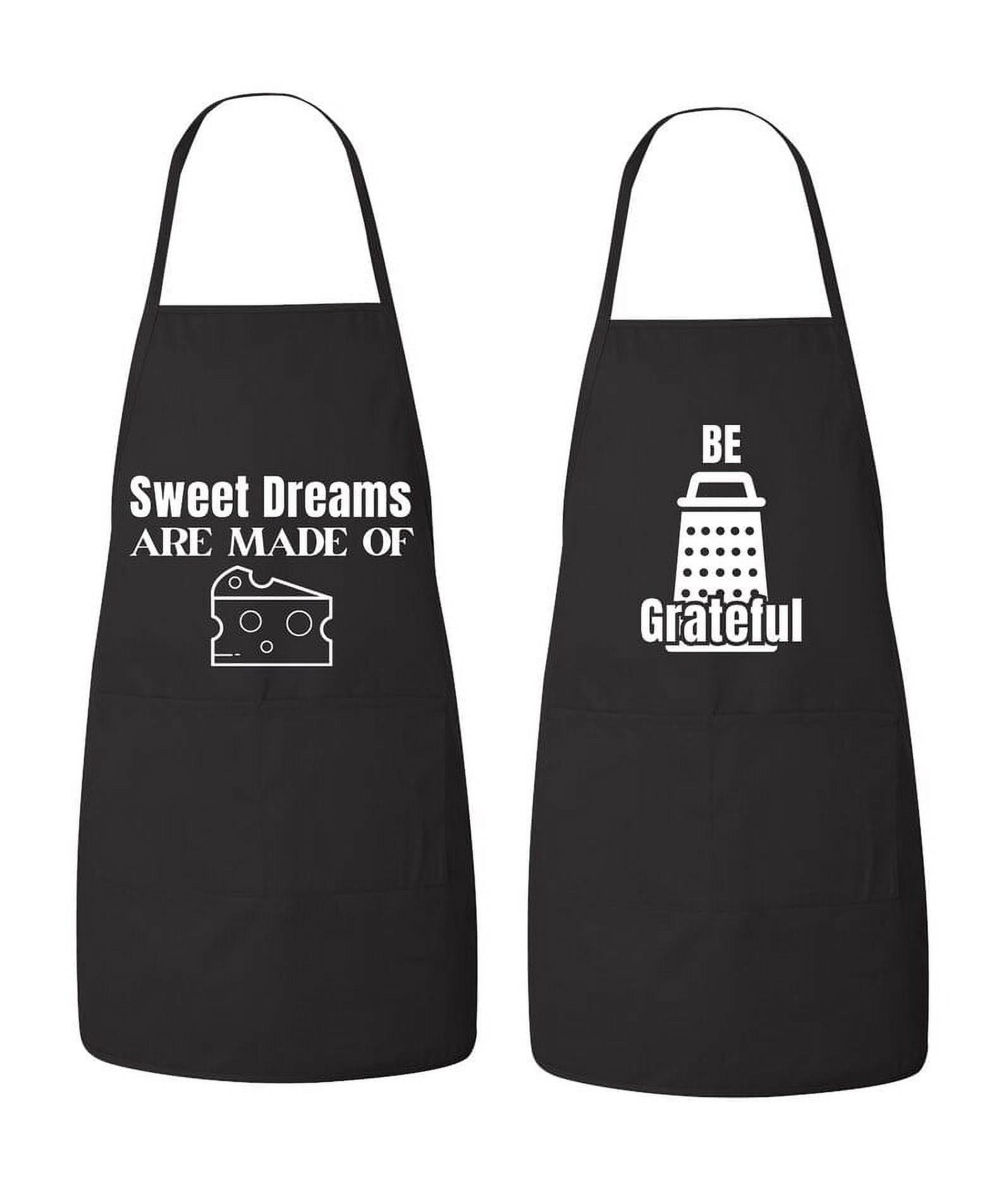 Matching His and Hers Apron Set - Cheese Lovers Couple Set - Set of 2, Matching Couples, House Warming, Wedding