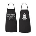 thumbnail image 1 of Matching His and Hers Apron Set - Cheese Lovers Couple Set - Set of 2, Matching Couples, House Warming, Wedding, 1 of 3