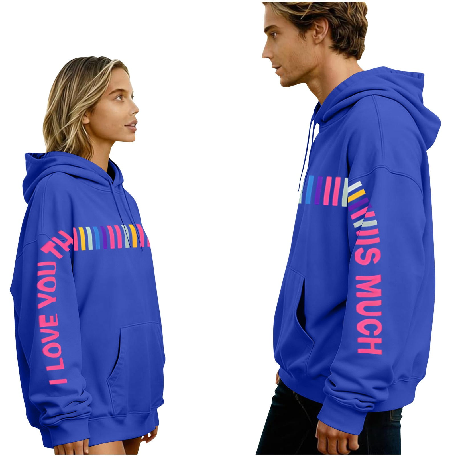Matching Hoodies for Couples I Love You This Much Hoodie Cute Valentine — free download
