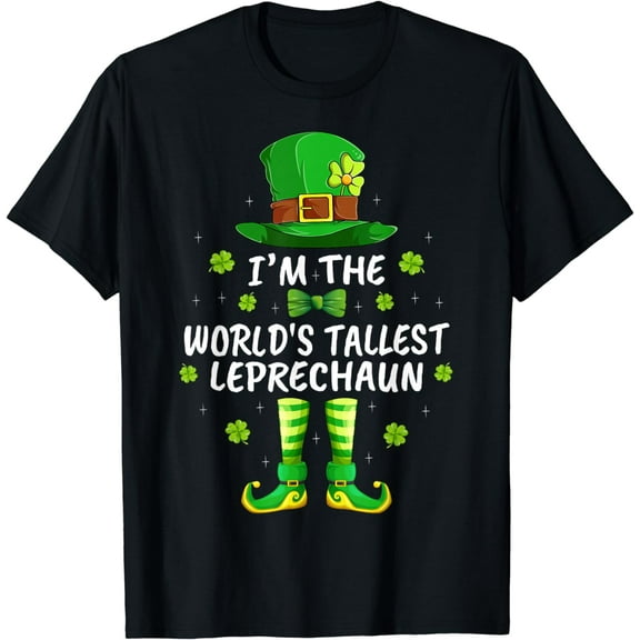 Matching I'm The World's Tallest Leprechaun St Patrick's Day T-Shirt
