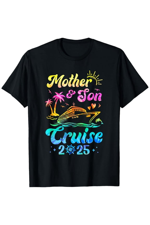Matching Mother Son Graphic T-Shirt Family Cruise Vacation Trip