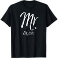 thumbnail image 1 of Matching Mr. & Mrs. Est. 2020 Wedding Gifts Mr. Est. 2020 T-Shirt, 1 of 4