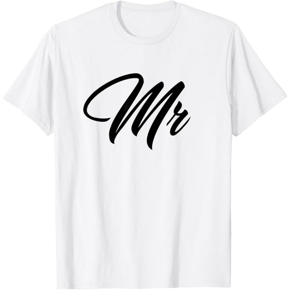 Matching Mr & Mrs Married Couple Gifts Mister And Misses T-Shirt