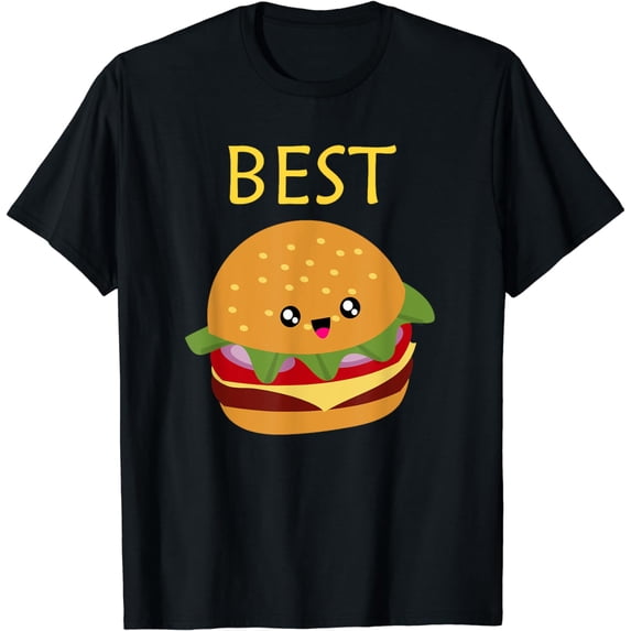 Matching Set - Burger and Fries Shirt - Best Friends Shirt T-Shirt